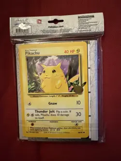 Pokemon TCG 25th Anniversary First Partner Collector Binder Jumbo Pikachu New - Image 2