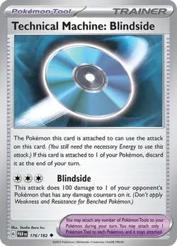 NM Pokemon Paradox Rift Technical Machine: Blindside 176 - Image 1