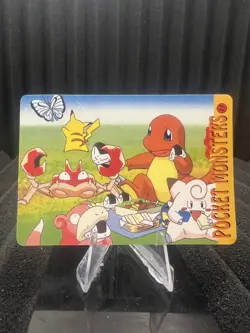 Pokemon Vintage Pocket Monsters Vending HOLO Prism Sticker Bandai 1999 Nintendo - Image 2