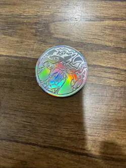 2025 Pokemon Mega Charizard X Ex UPC Silver Metal Coin - Image 1