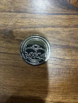 2025 Pokemon Mega Charizard X Ex UPC Silver Metal Coin - Image 2