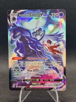 Pokemon Shadow Rider Calyrex VMAX Astral Radiance TG18/TG30 Trainer Gallery Holo - Image 1