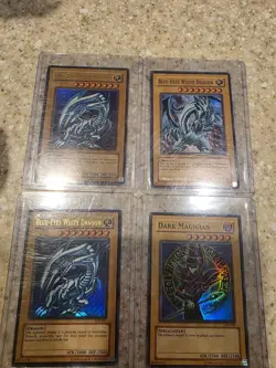 Yugioh Collection W/ BLUE EYES and DARK MAGICIAN - Image 1