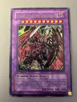 Destiny End Dragoon 1st Edition Ultra Rare LODT-EN042 Yu-Gi-Oh! - Image 1