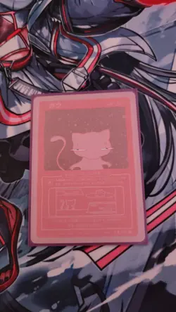 Wrenny Moo Custom Mew Holo Card 48/50 - Set 1 Pokemon Derpy Parody TCG - Image 1