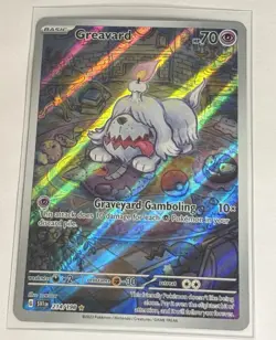 Pokemon TCG Greavard Card 214/198 SV01 Scarlet & Violet Base Set - Image 1