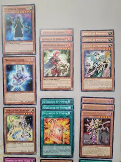 45 Card Yugioh Lot - Spell Casters Cards - Traps, Spell, Monsters, Rares, Holo - Image 5