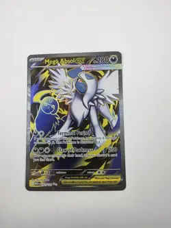 Mega Absol ex 161/132 Ultra Rare Full Art Pokemon Card NM - Image 1