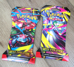2 NEW 2025 POKEMON CARD GAME MEGA EVOLUTION TCG BOOSTER PACK BASIC ENERGY - Image 1