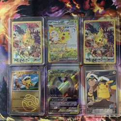 Pokemon 6 Card Lot- Latias & Latios GX- Captain Pikachu- Pikachu ex 238/191 - Image 1