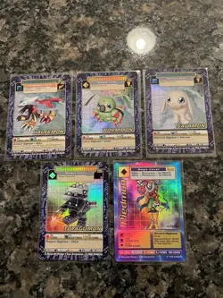 Digimon Digi-Battle Card Lot - ALL HOLOS - All NM - Image 1