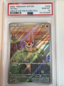 PSA 9 - Victini 208 Sv: Scarlet & Violet Promo Cards Holo Pokemon - Image 1