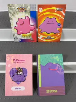 Pokemon Lot of Cards and Stickers All Ditto #132 Ditto Only Pokemon Lot of 20 - Image 4