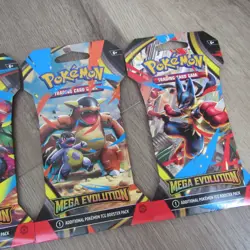 4 NEW 2025 POKEMON CARD GAME MEGA EVOLUTION TCG BOOSTER PACK BASIC ENERGY - Image 3