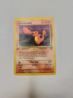 CHARMANDER Pokemon Card - WOTC - 1st Edition - Team Rocket - 50/82 - NM/LP - Image 1
