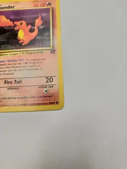 CHARMANDER Pokemon Card - WOTC - 1st Edition - Team Rocket - 50/82 - NM/LP - Image 2