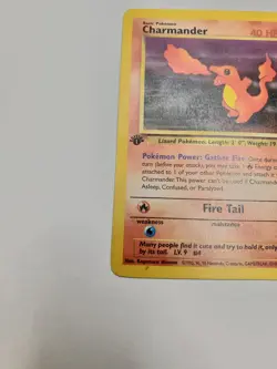 CHARMANDER Pokemon Card - WOTC - 1st Edition - Team Rocket - 50/82 - NM/LP - Image 3