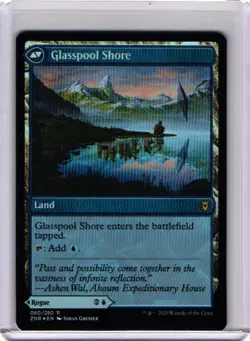 MTG English Glasspool Mimic / Glasspool Shore NM Foil Zendikar Rising - Image 2