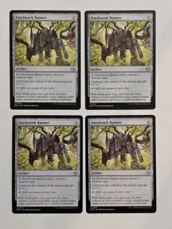 4x Patchwork Banner - Bloomburrow - Near Mint - MTG - Image 1