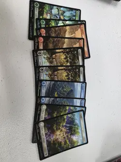 Chocobo Track Foil Full Art BASIC LAND NM Final Fantasy MTG Magic Lot of 10 - Image 2