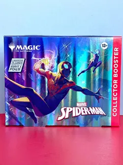 2025 Magic The Gathering SPIDER-MAN Collector Box Collector Booster Pack Sealed! - Image 2
