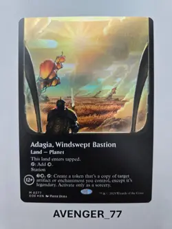 Magic The Gathering MTG Adagia, Windswept Bastion #0277 FOIL Edge of Eternities - Image 1