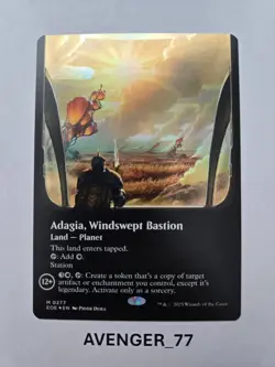 Magic The Gathering MTG Adagia, Windswept Bastion #0277 FOIL Edge of Eternities - Image 3