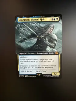 MTG Final Fantasy English Sephiroth, Planet's Heir Extended Art 0505 Non-Foil - Image 1