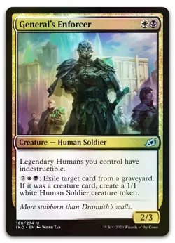 General's Enforcer #188 (Foil) (NM) Ikoria IKO Magic MTG - Image 1