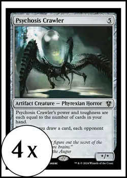 MTG - 4 x Psychosis Crawler - Karlov Manor Commander - Playset 4x x4 - Image 1