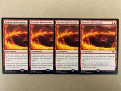 MTG 4x Tectonic Reformation Modern Horizons Legacy Magic the Gathering x4 NM - Image 1
