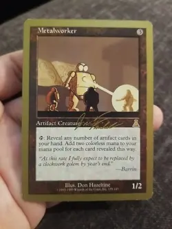 1 x Metalworker Jon Finkel World Championship Gold Bordered MP MTG Magic x 1 - Image 1