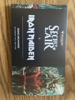 MTG Secret Lair Iron Maiden Eddie Unchained Foil Edition Sealed - Image 1