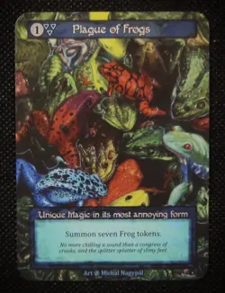 Sorcery Contested Realm Beta PLAGUE OF FROGS Unique Water - Image 1