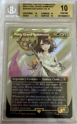 BGS 10 Magic the Gathering MTG Yuna, Grand Summoner Surge Foil 216 Final Fantasy - Image 1