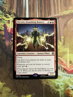 Electro, Assaulting Battery - MTG - Marvel's Spider-Man - NM - Image 1