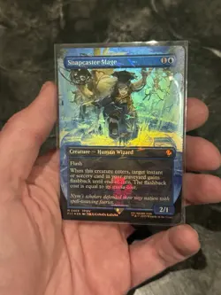 Snapcaster Mage (Borderless) (Chocobo Track Foil) Commander: Final Fantasy Foil - Image 1