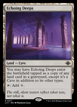Echoing Deeps Foil - The Lost Caverns Of Ixalan MTG-NM - Image 1