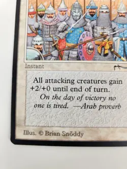 MTG Army of Allah Arabian Nights Light Play Green Dot Tested - Image 3