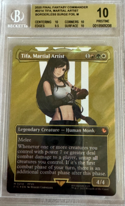 BGS 10 Magic the Gathering Tifa, Martial Artist Surge Foil 214 Final Fantasy - Image 1