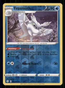 Frosmoth Shining Fates #030/072 Rare Reverse Holo Pokemon LP - Image 1