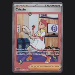 Crispin 171/131 Prismatic Evolutions SIR Pokemon TCG MINT *Very Clean* - Image 1