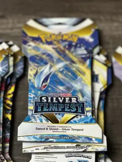 Silver Tempest Sleeved Boosters Lot Of 10 - Pokemon TCG - Image 1