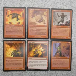 Lot of 6 MAGIC The Gathering Cards Legions Set Builder Starter Pack MTG A09 - Image 1