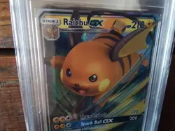 Pokemon vmax gold secret graded art sm213 raichu gx vstar sr sar ex x Card b3 - Image 2