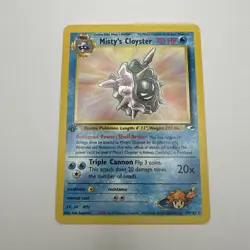 Pokemon Card - Misty's Cloyster Gym Heroes 29/132 1st Edition - Image 2
