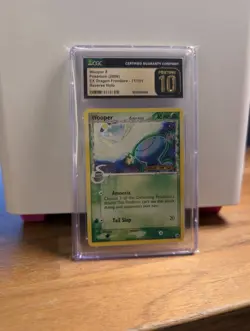 Wooper δ Reverse Holo CGC 10 Pristine EX Dragon Frontiers 71/101 Pokemon Card - Image 3