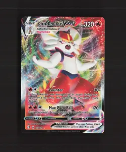 Cinderace VMAX 019/072 Shining Fates Ultra Rare Holo Pokemon Card NM - Image 1