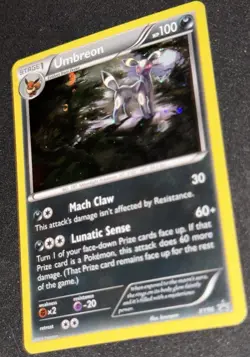 Pokemon Umbreon TCG XY96 XY Black Star Promo Holo Foil Card - Image 3