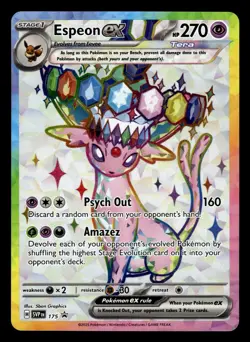 Espeon ex SVP 175 & Umbreon ex SVP 176 Black Star Promo set Pokemon Card - Image 2